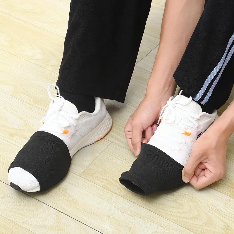 YAVOUN Socks for Dancing - 4 Pairs, Dance Shoe Covers for Dancer Easy pivoting and Sliding on Sticky Indoor Dance Floors - Image 2